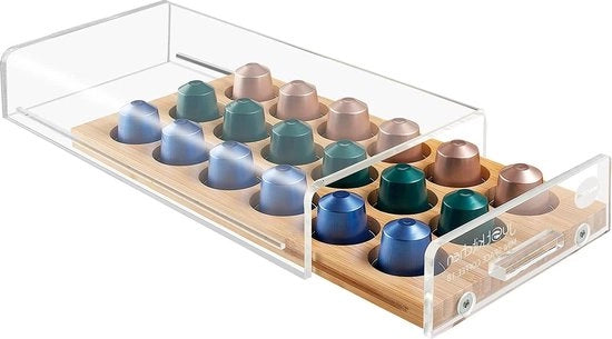836 Mini Spazio Caffè universale capsule contenitore con design spaziale risparmiatore di spazio