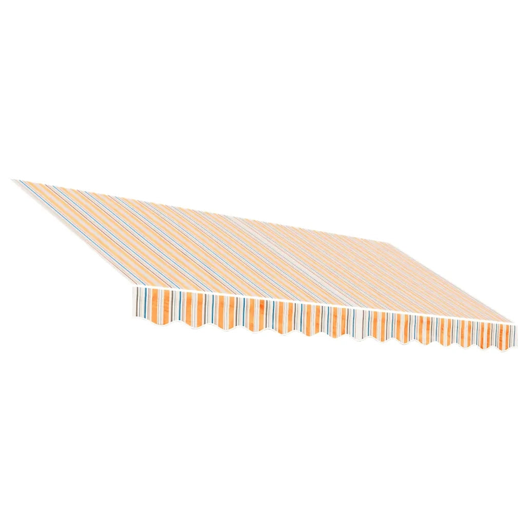 Tessuto di Ricambio per Tenda-Ricambio telo per tenda da sole Strisce Multicolore 3,5x2,5 m 433318