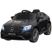 MACCHINA ELETTRICA PER BAMBINI 3-5 ANNI MERCEDES CON CINTURA DI SICUREZZA E TELECOMANDO, NERO