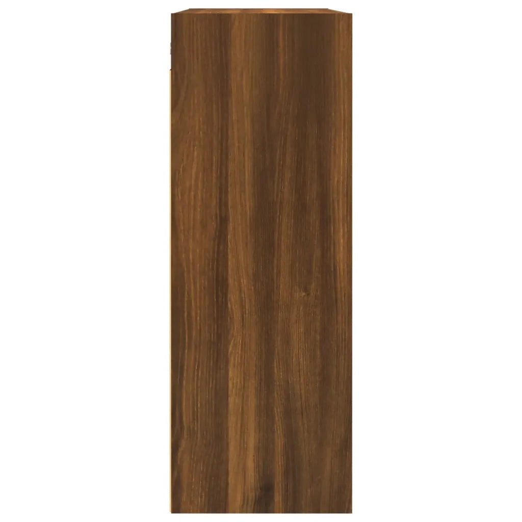 Armadietto Pensile a Parete Rovere Marrone 69,5x32,5x90 cm CFW2053397