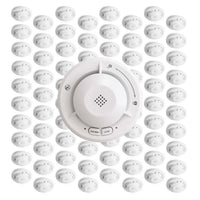 80x Rilevatore di fumo collegabili via radio Batteria da 80 anni e radio frequenza Allarme antincendio fotoelettrico da 880 dB per un'efficace protezione in appartamenti e case