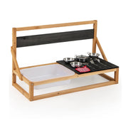 Cucina giocattolo da parete 81 x 36 x 49 cm 2 modalità di utilizzo con ganci stile scandinavo legno di abete naturale 20_0011603