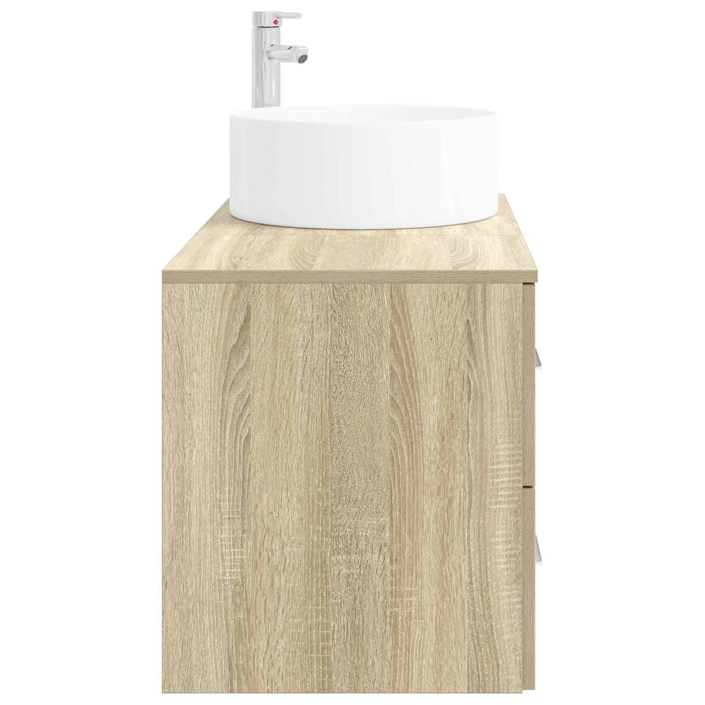 Set di mobili per il bagno 2 pz Rovere Sonoma 3404010