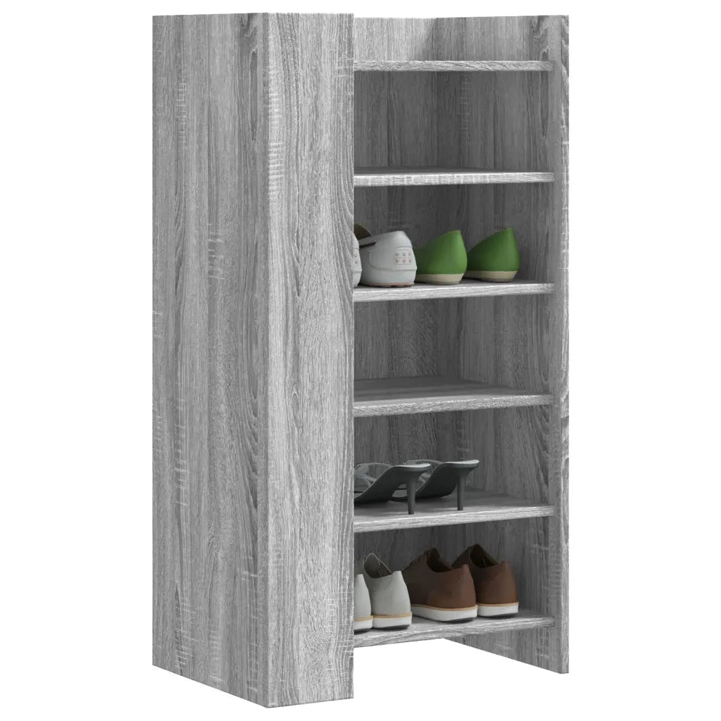 Scarpiera | Mobile per scarpe Grigio Sonoma 52x37,5x100 cm in Legno Multistrato