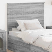 Testiera con testiera Grigio Sonoma 90 cm Legno multistrato