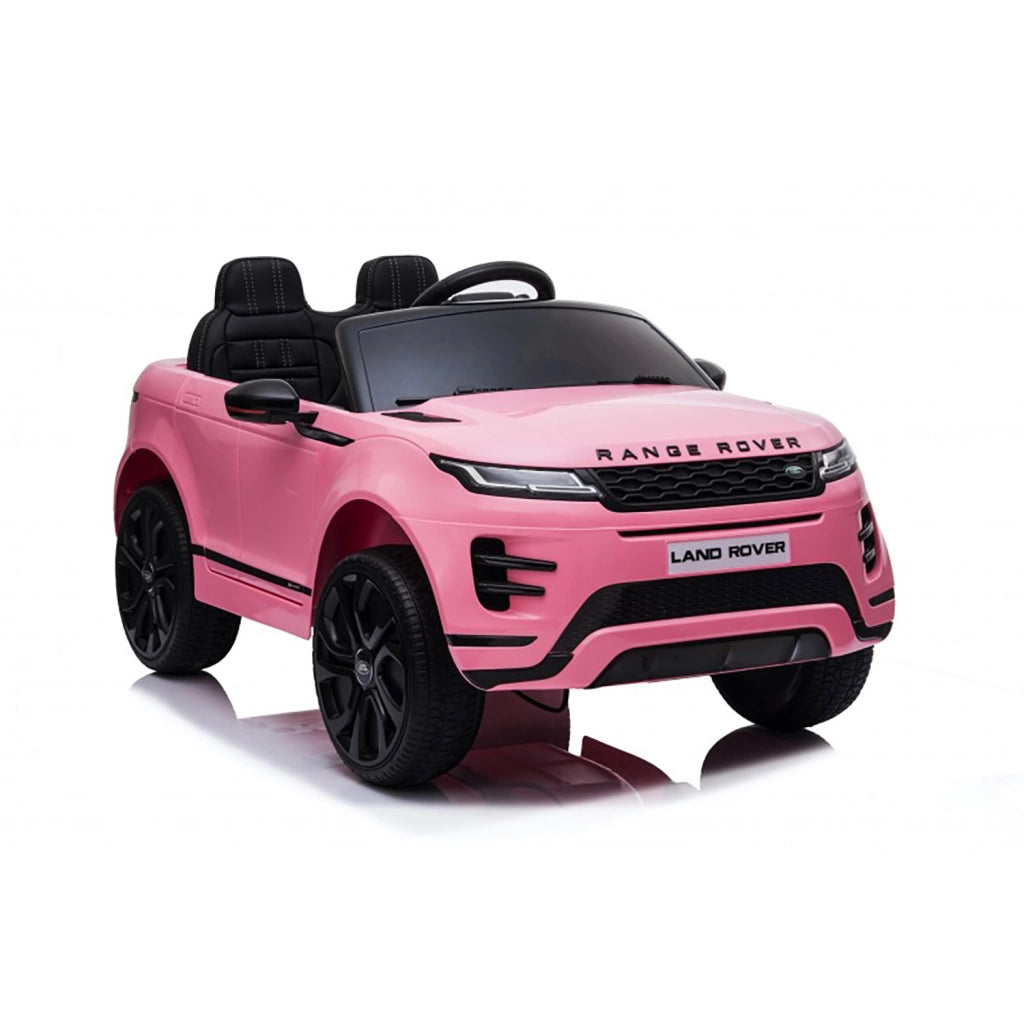 Macchina Elettrica per Bambini Licenza Land Rover Evoque 12V con Telecomando Rosa