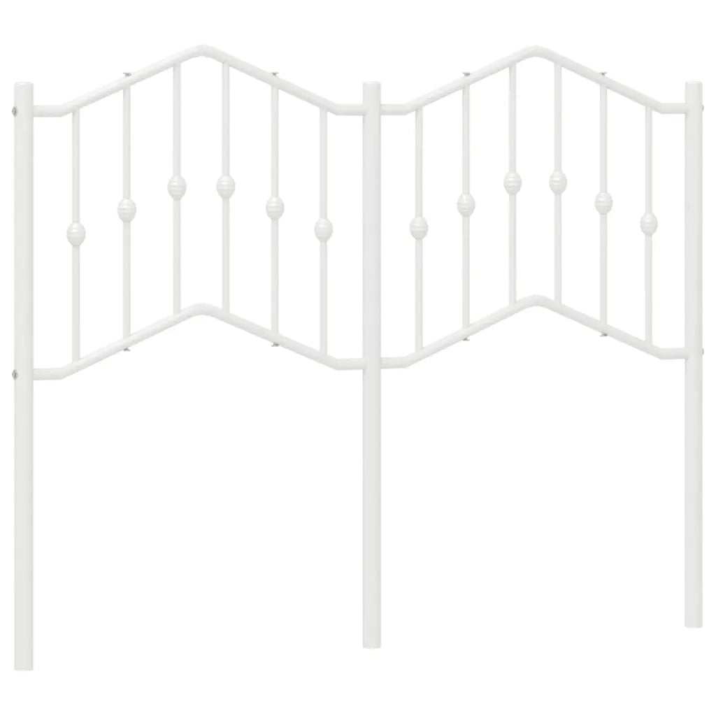Testiera di Ricambio in Metallo Bianco 120 cm 373869