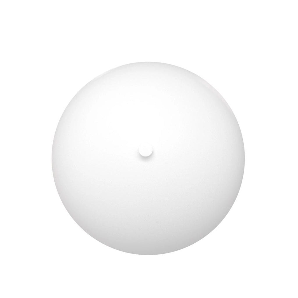 Lampada da parete Mush in acciaio bianco opaco