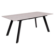 Tavolo allungabile Wilder XL grigio pietra venato/bianco cm 180-220x90x76 cm