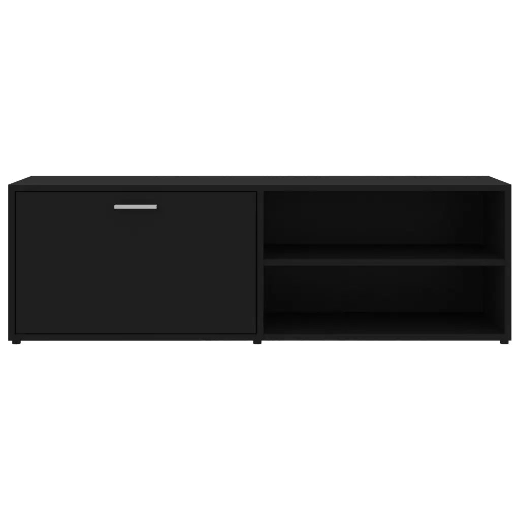 Mobile Porta TV Nero 120x34x37 cm in Truciolato