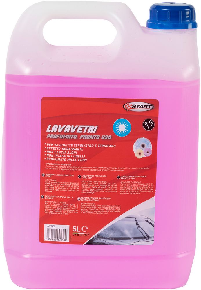 Liquido tergivetro profumato ai millefiori -5Â°C 5L