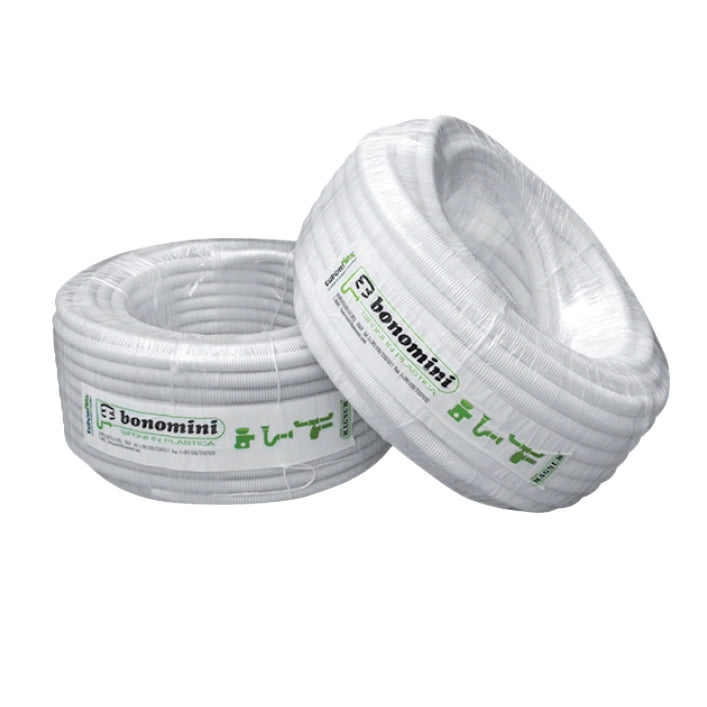 TUBO DI SCARICO CONDENSA PE + POLIPROPILENE PP- D. Int. 17mm / D. Est. 20mm- BONOM- metri 50