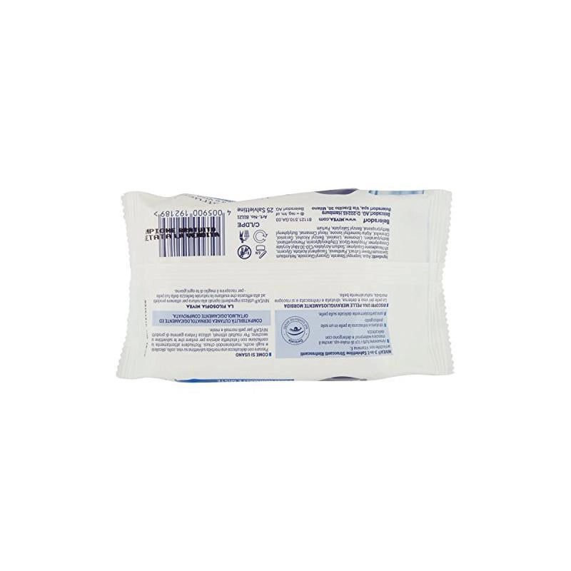 NIVEA VISAGE SALVIETTE STRUCCANTI IN CONFEZIONE DA 25PZ RINFRESCANTI