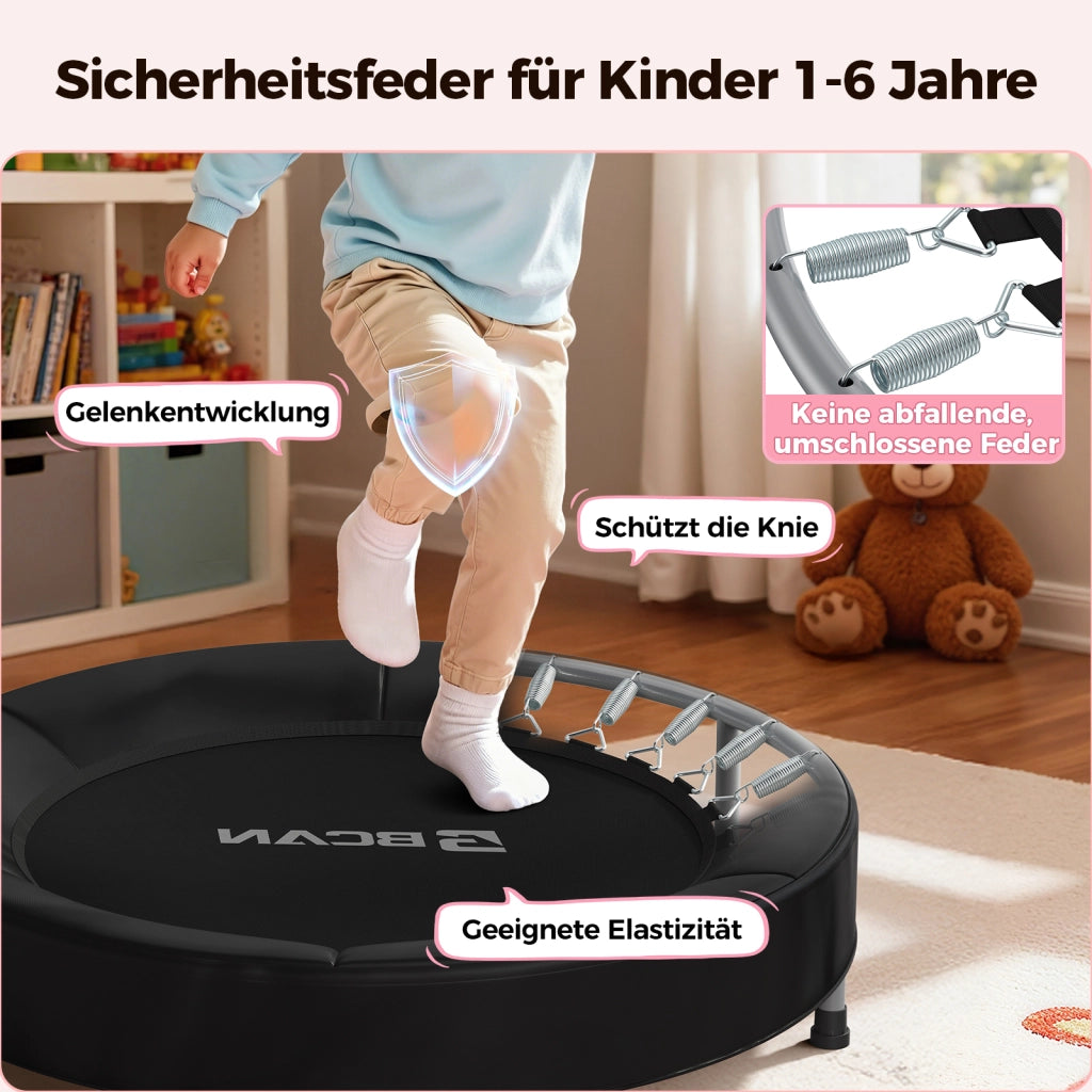 Trampolino per Bambini ¨C zephmum ¨C Grigio 91 cm