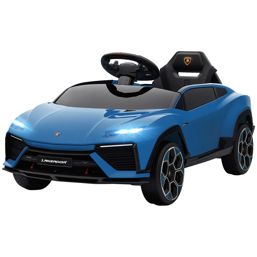 Auto elettrica per bambini 12V con telecomando 2.4 GHz ¨C zephmum ¨C Blu 101.5x49x43