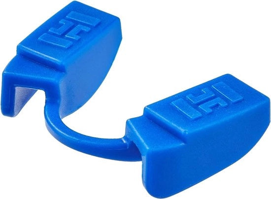 Monoblocco per sollevamento pesi - fitness e powerlifting - protezione per sport di forza - senza contatto - 1 pezzo blu