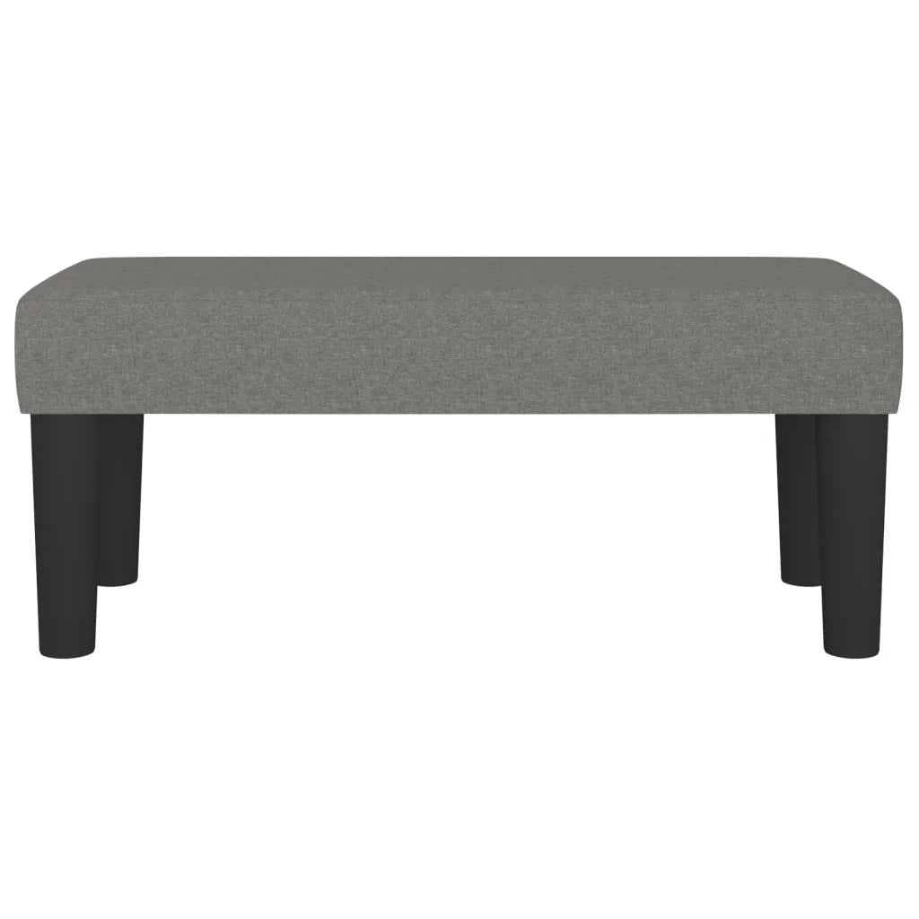 Panca Grigio Scuro 70x30x30 cm in Tessuto CFW7972061