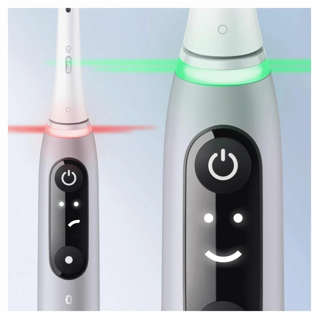Oral-B iO Spazzolino Elettrico Ricaricabile 6S Grigio, 2 Testine, 1 Custodia Da Viaggio, 1 Spazzolino