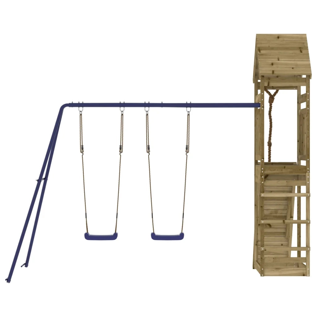 Set da Gioco da Esterno in Legno di Pino Impregnato 3156906
