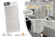 Piastrelle Rivestimento Muro Adesive 3D 70 x 70 cm 6 mm Gicos
