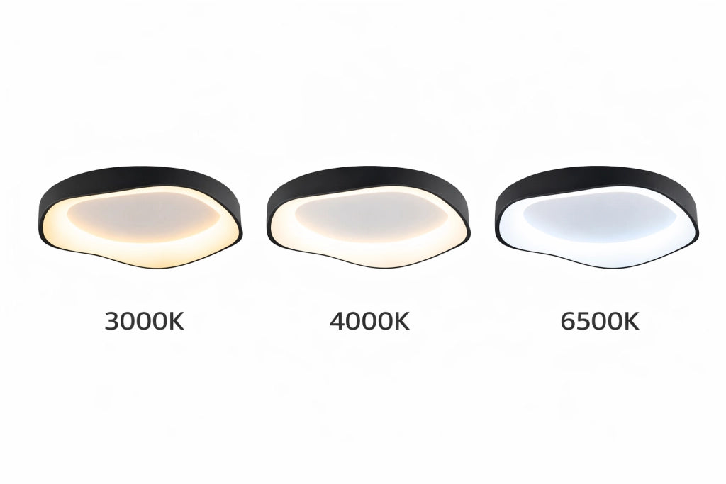 Plafoniera LED 48W 3040LM Dimmerabile con Telecomando, Luce Indiretta Perimetrale Calda Fredda e Naturale, 50cm, Soffitto Moderno, IP20