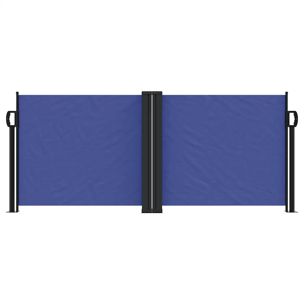 Tenda da Sole | Tenda parasole Laterale Retrattile Blu 100x1000 cm