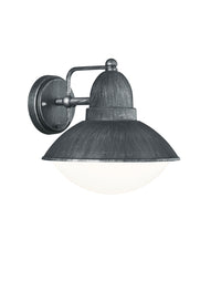 Applique da Esterno  E27 in Pressofusione di alluminio Argento Anticato