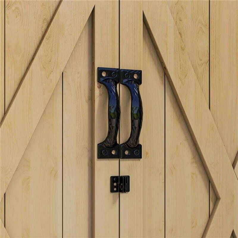 ARMADIO DA ESTERNO CON RIPIANO INTERNO REGOLABILE E TETTO INCLINATO, IN LEGNO DI ABETE, 77.5X88X90 CM