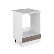 Vicco Mobile per forno da incasso Grigio 60 cm , PL Marmo