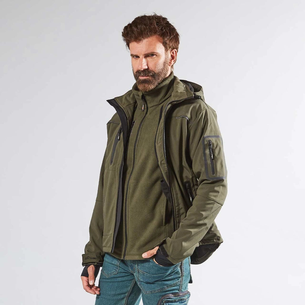 U-Power GIACCA SOFTSHELL SPACE Col. Verde  Mis. XXL
