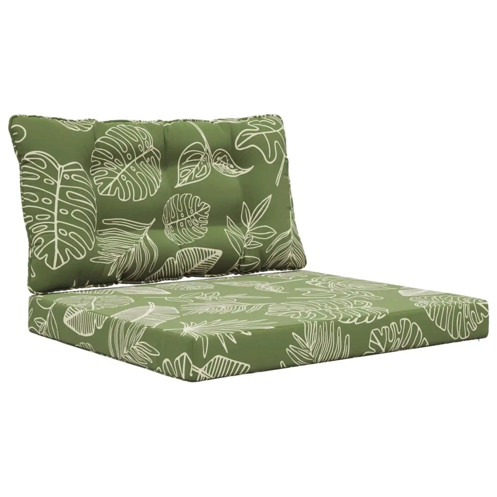 Cuscino per divano da esterno 2 pcs Design a foglia Poliestere