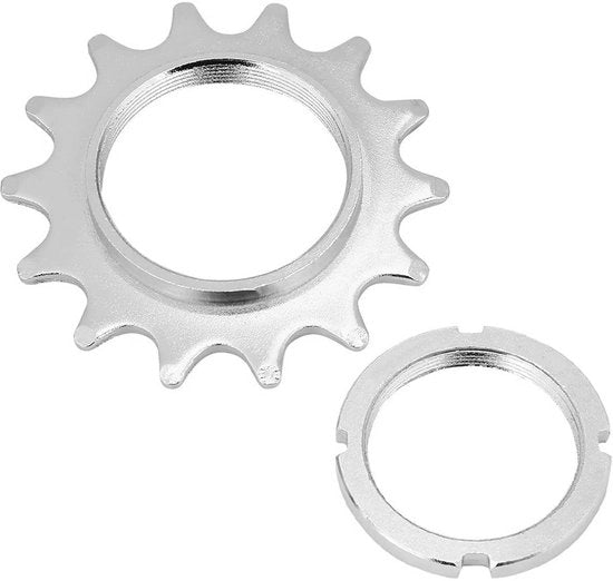 Velo Fissa 16t - Acciaio Leggero - Velocità Fissa - Guida Liscia - Rondella - Esperienza di Guida Ottimale - Velo Tandem