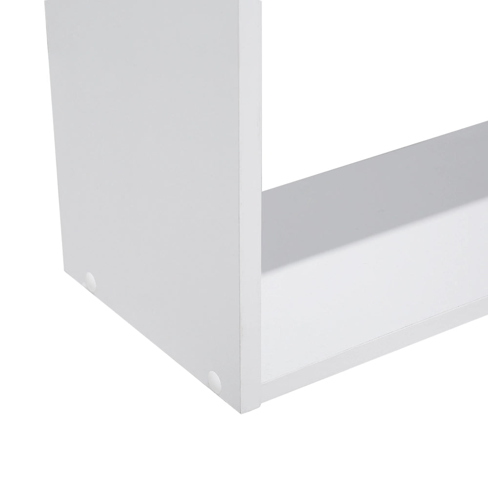 Libreria Bianca 174 x 83 cm Scaffali Grandi e Piccoli Scandinavi