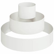 Fioriere | Cassetta per fiori | Vaso da giardino Bianco 90 x 90 x 20 cm