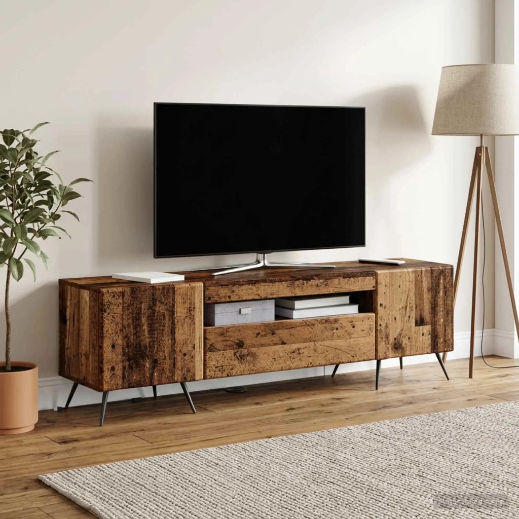 Mobile TV LED Legno antico Legno ingegnerizzato 897573