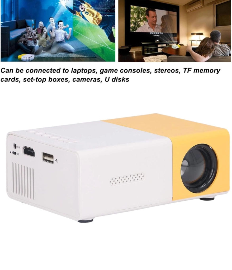 MINI PROIETTORE PORTATILE HD LED VIDEOPROIETTORE HOME CINEMA TV HD/AV/USB/