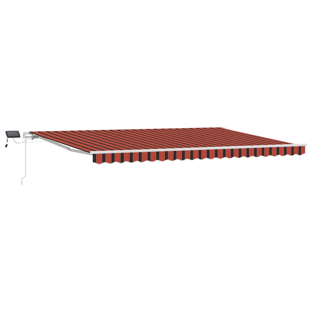 Tenda Retrattile arancione e marrone 500 × 300 cm 3331220