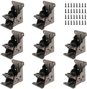 Sostegno Porta 200kg - Flessibile - Gomito di Flessione 0-90 Gradi - Autoportante - Acciaio Cromato - Per Progetti di Fai da Te - Sostegno Flessibile