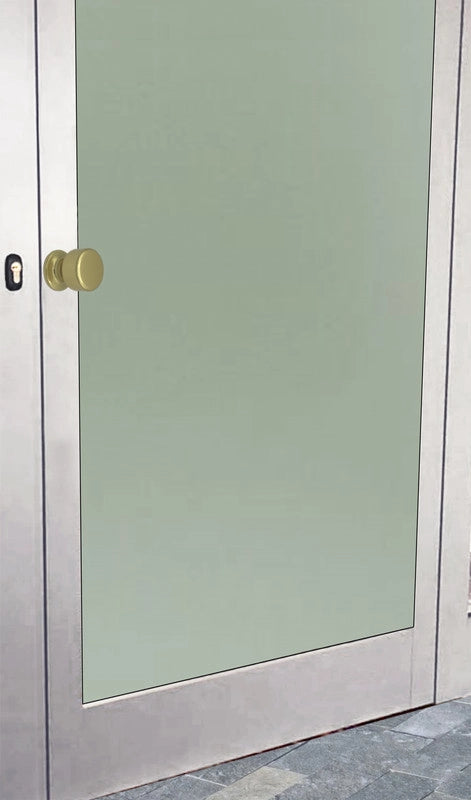 Pomolo fisso per porta SAGUATTI 175/50BB in alluminio oro lucido