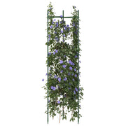 vidaXL Sostegni per Pomodori 4pz 116 cm in Acciaio e PP