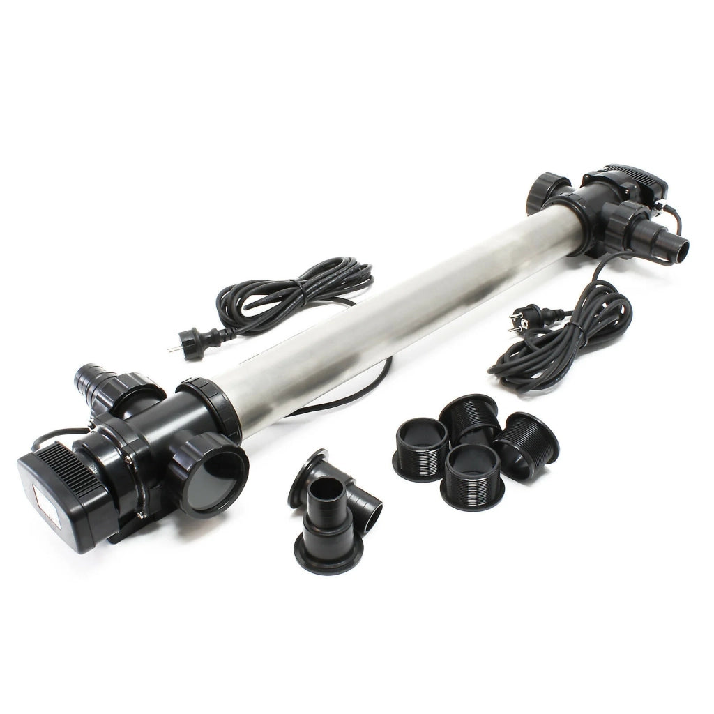 Sterilizzatore/chiarificatore in acciaio inox per vasche con lampada UVC da 110 watt 16_0002311