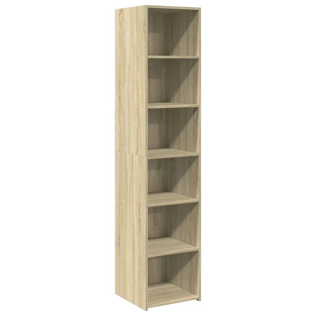 vidaXL Credenza Rovere Sonoma 40x41x185cm in Legno Multistrato
