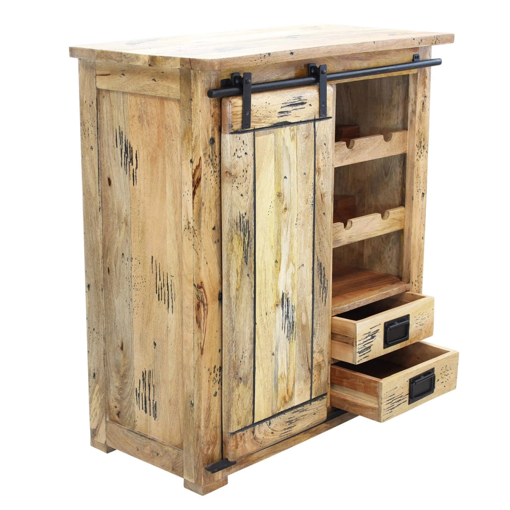 Portabottiglie in Legno cm 90x45x100 - BEIL