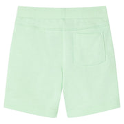 Pantaloncini per Bambini con Coulisse Verde Brillante 128 11912