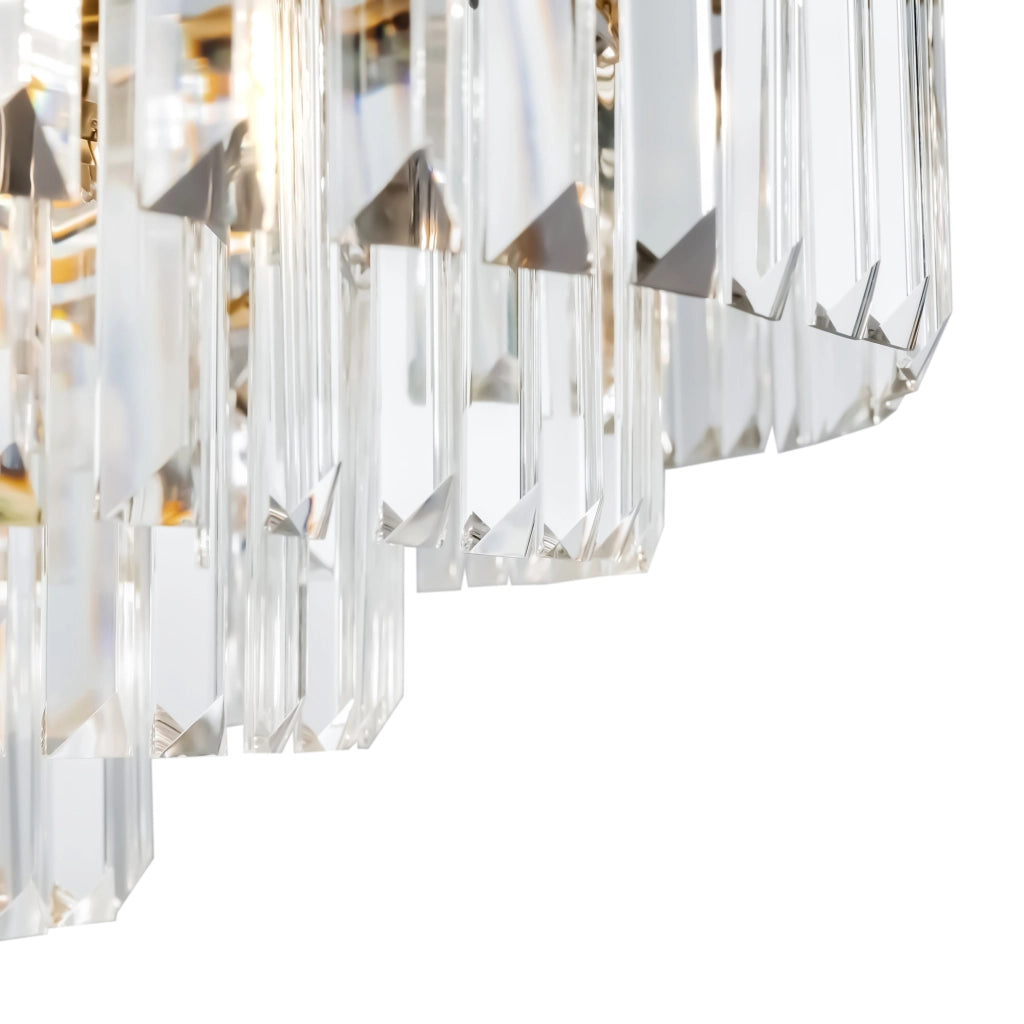 Maytoni Lampadario contemporaneo Revero 12 luci E14 ottone metallo vetro