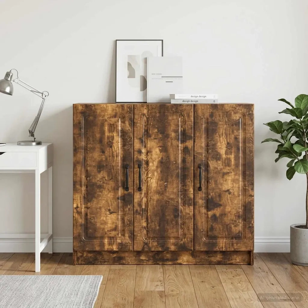 Credenza Rovere Fumo 89 x 34,5 x 77 cm Legno ingegnerizzato 895800
