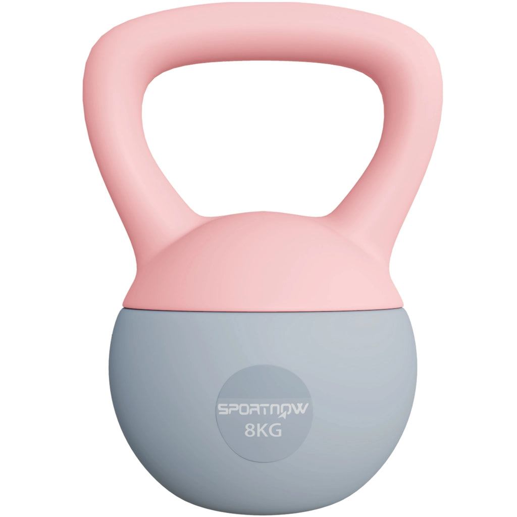 Kettlebell 8 kg ¨C zephmum ¨C rosa 19x19x28 cm
