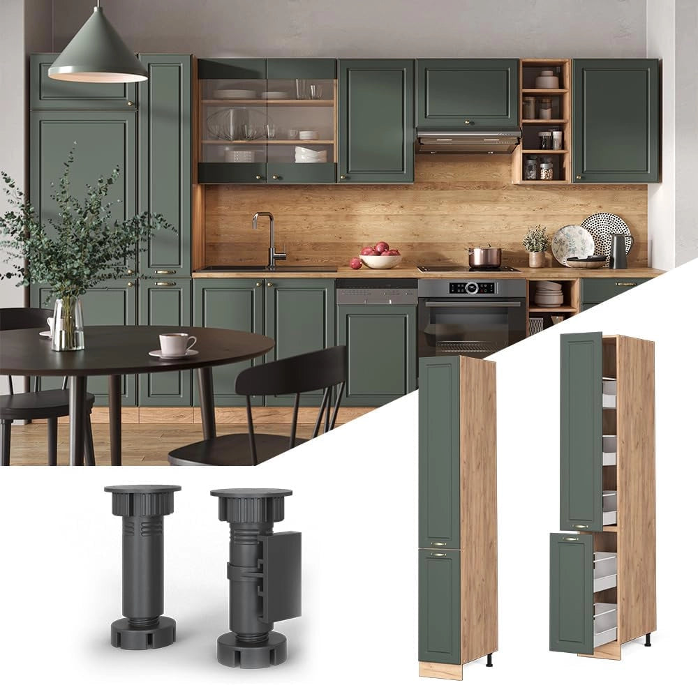 Armadio da farmacia Fame-Line, Verde-oro Country House, 30 cm, per la combinazione con altri moduli della serie Fame-Line