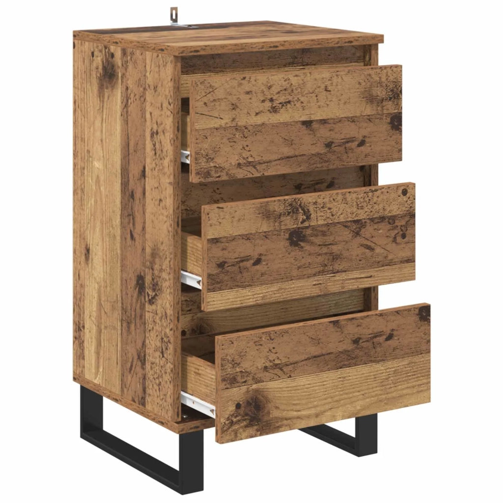 Credenza con cassetto Legno vecchio Legno multistrato