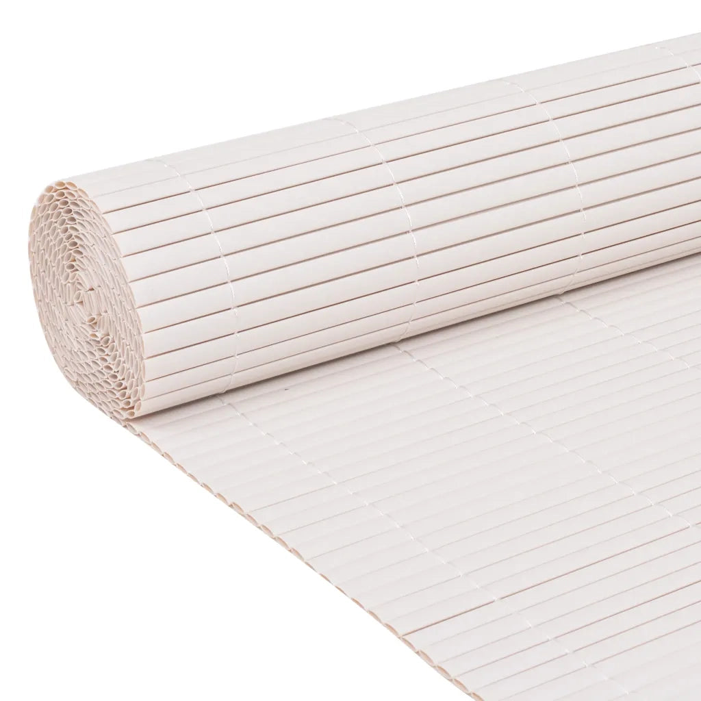 Recinzione da Giardino a Doppio Lato 90x300 cm Bianca 43622